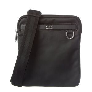Hugo Boss Jinko Evo Canvas 11`Envelope Bag, Black